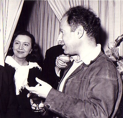 Marie Bell et Peter Brrok au théâtre du Gymnase en 1960